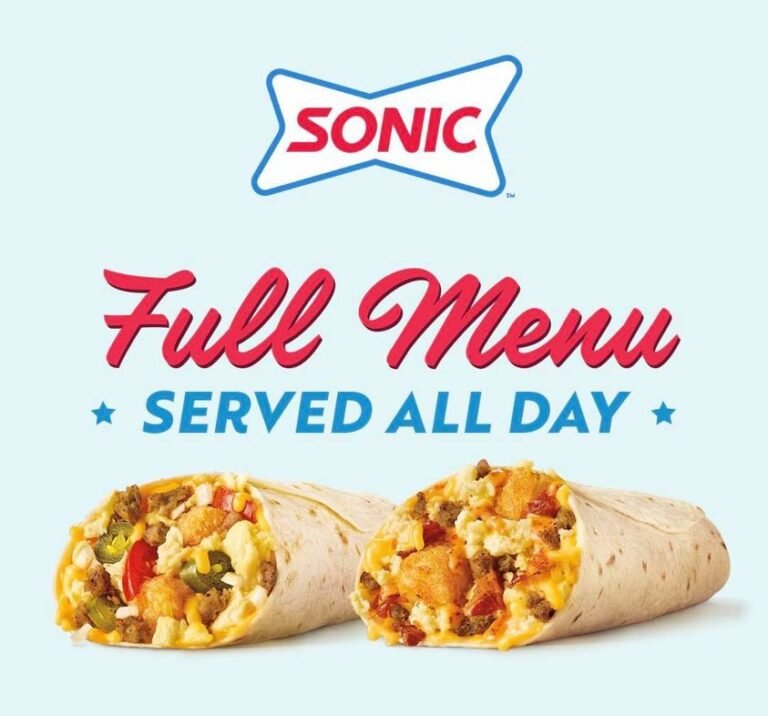 How Long Does Sonic Serve Breakfast