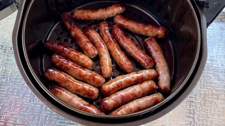 How Long to Cook Breakfast Sausage in Air Fryer